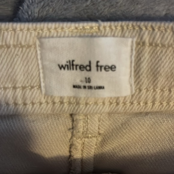 WILFRED FREE~ARITZIA~ High Rise Straight Leg Jeans in “oat” colour Size 10 - Picture 4 of 6